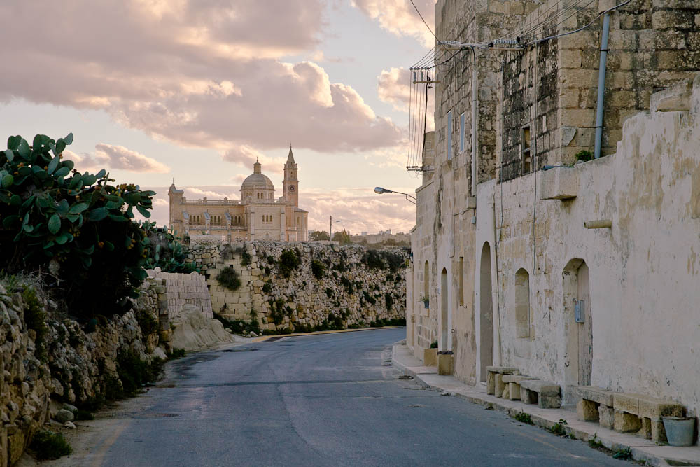 ruelles de Malte - vues sur Ta'pinu Gozo