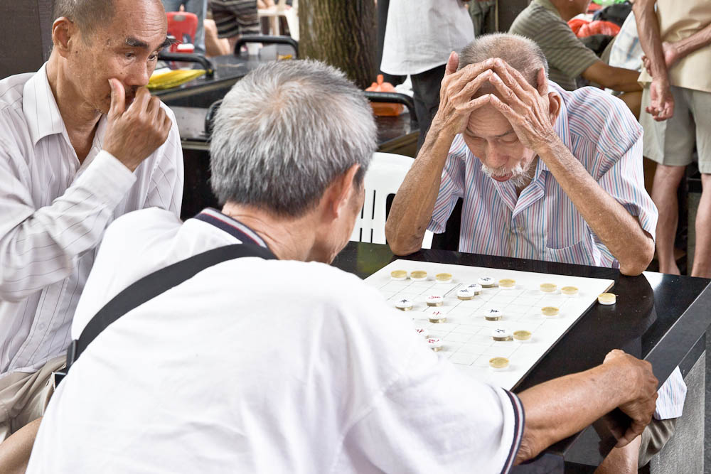 Scène de rue à Singapour – Jeu China Town