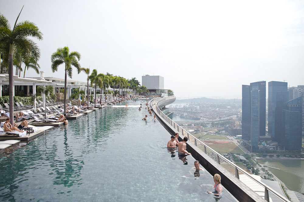 Piscine la plus haute du monde