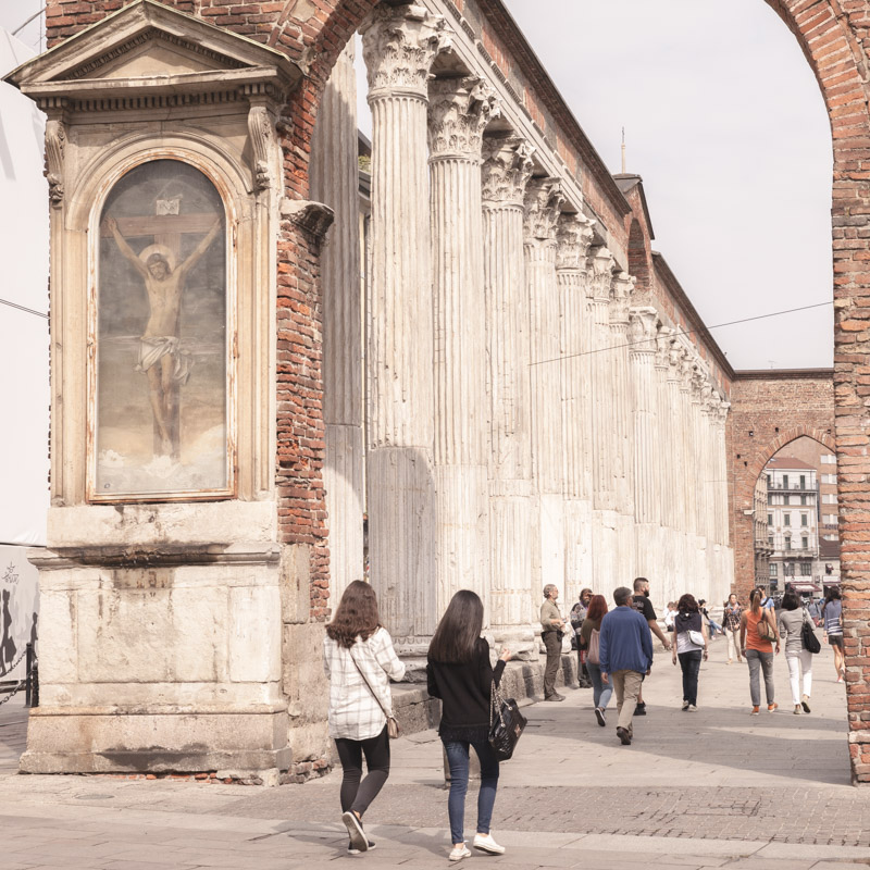 Promenade sur les colonnes san lorenzo