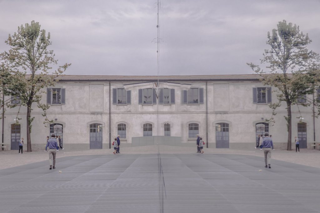 24 heures à Milan – Fondazione Prada l&rsquo;homme au chapeau