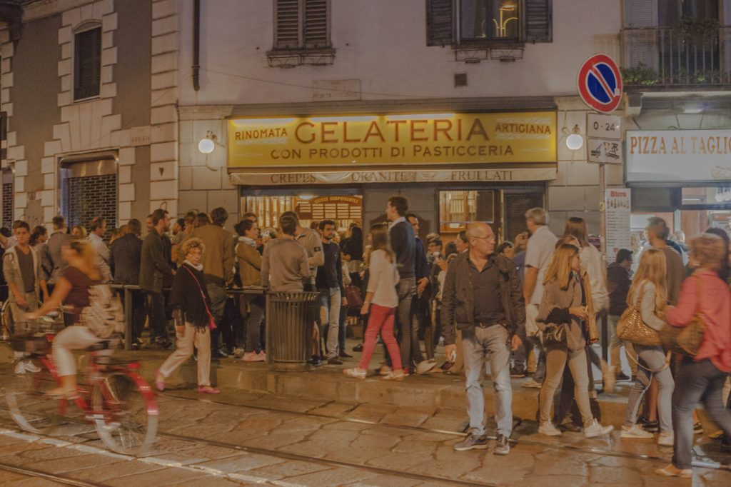 24 heures à Milan – gelateria rinomata