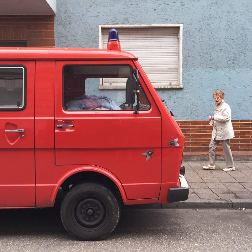 Van de pompier vintage Karslruhe