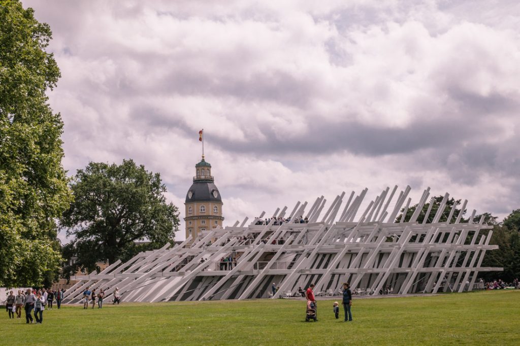 Chateau Karlruhe art dans la ville ZKM