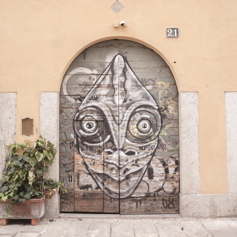 Porte streetart milan