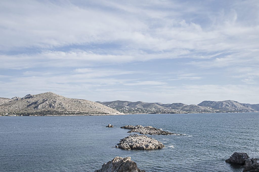 Athènes Grèce - vue sur les iles