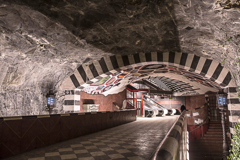 A Stockholm l'art est aussi dans le métro