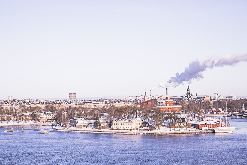La petite ile de Kastellholmen vue depuis SOFO - Stockholm