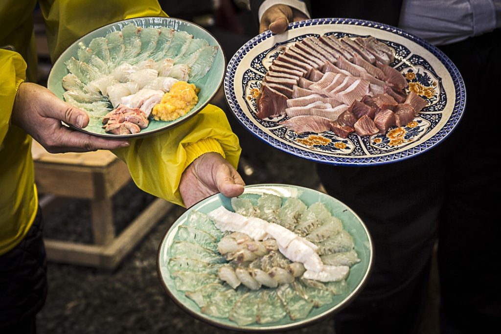 Le sashimi de Motoya