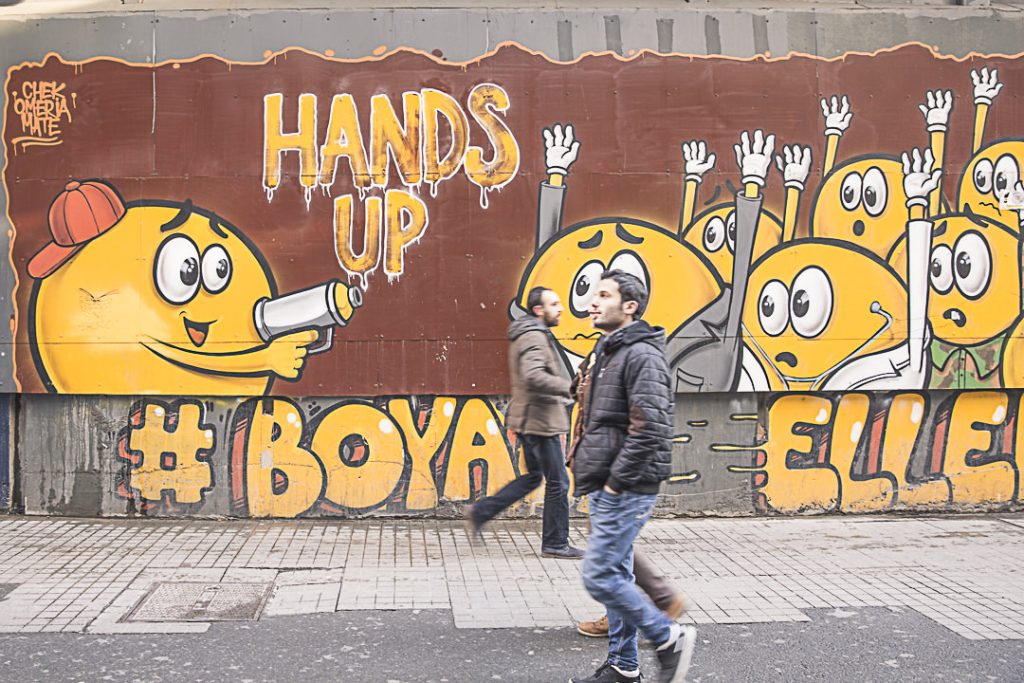 Streetart rue Istiklal - Istanbul
