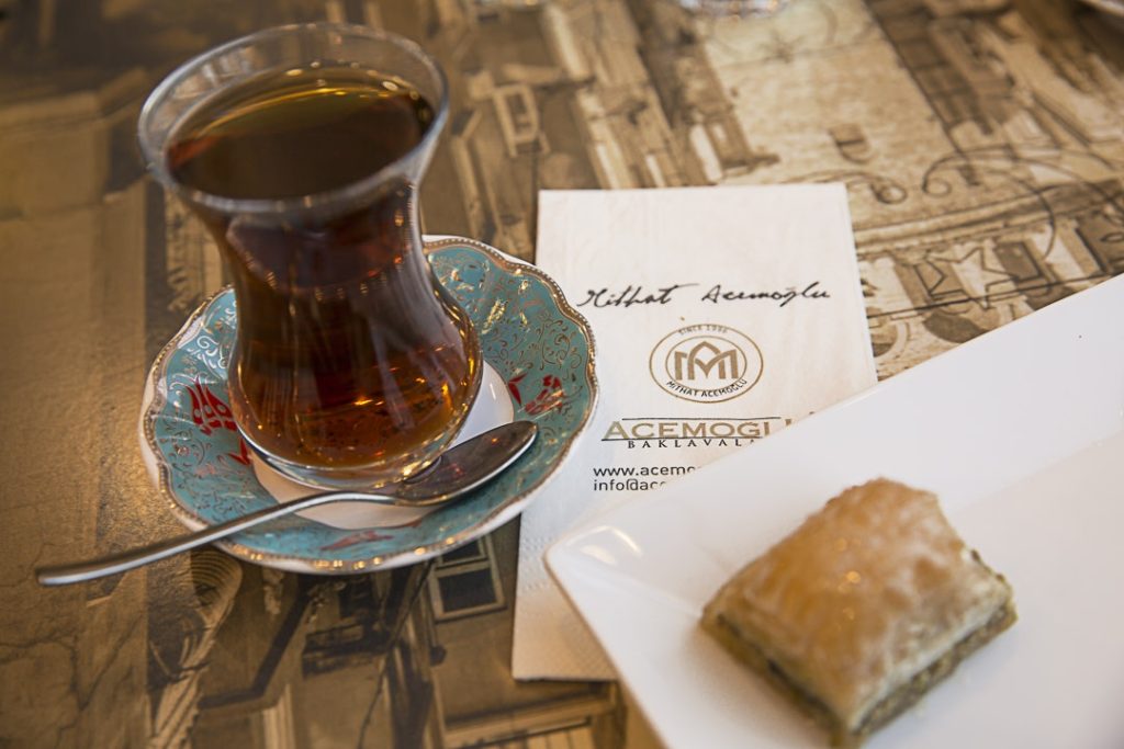 Salon de thé Acemuglu à Istanbul