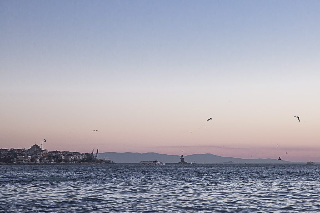 Vue sur Kiz Kulesi à Istanbul