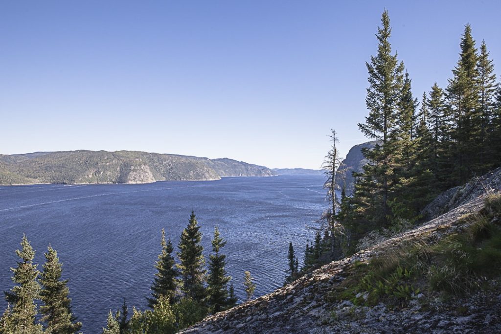 Magnifique vue depuis la statue Notre Dame du Saguenay