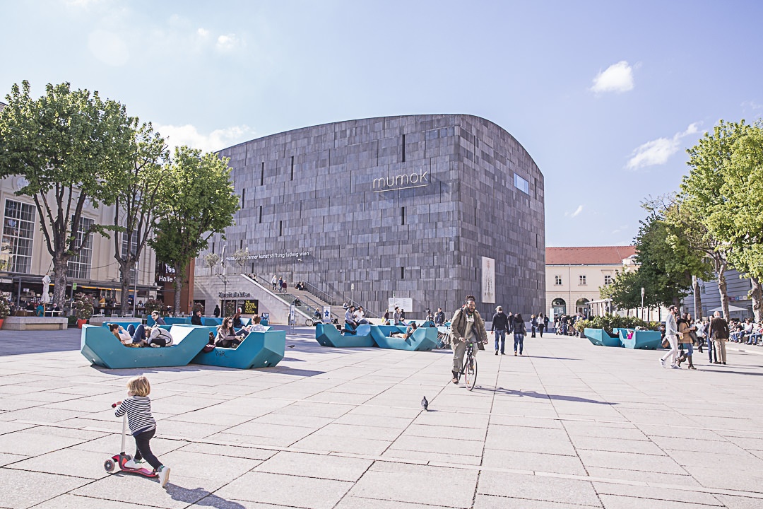 le museum quartier à Vienne