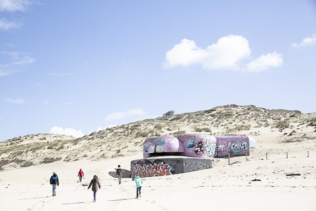 Bunker d'une plage d'Aquitaine