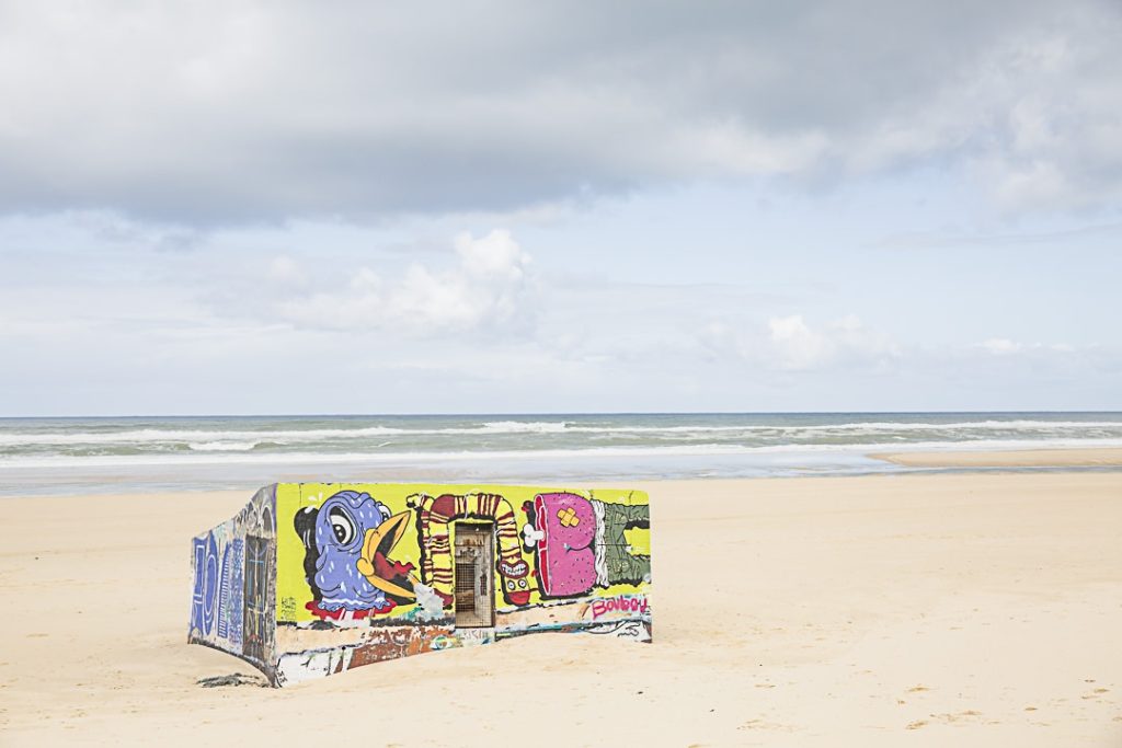 Streetart sur la plage
