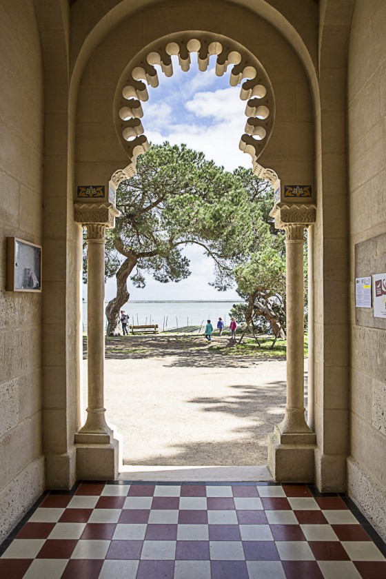 Vue mauresque sur le bassin d'Arcachon