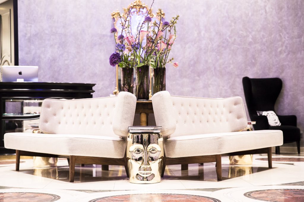 Canapés du lobby