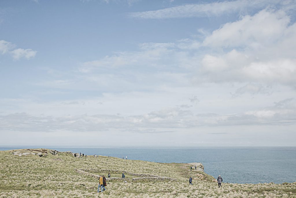 Les ruines du chateau de Tintagel