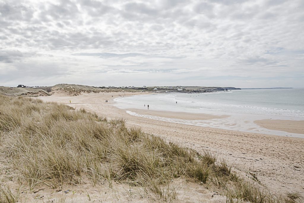 Dans les dunes de Padstow