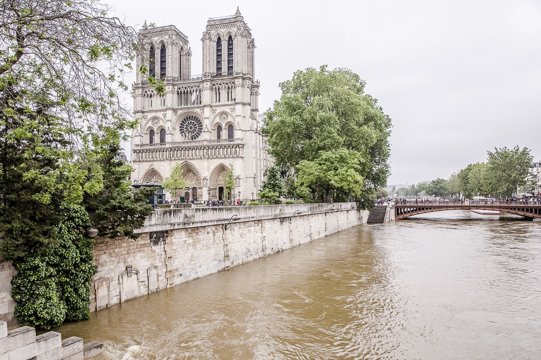 Inondations de Paris 2016 - Notre Dame sur Seine