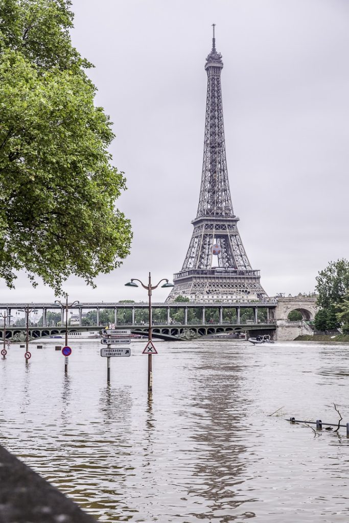 Inondations de Paris Juin 2016 - voies sur berge