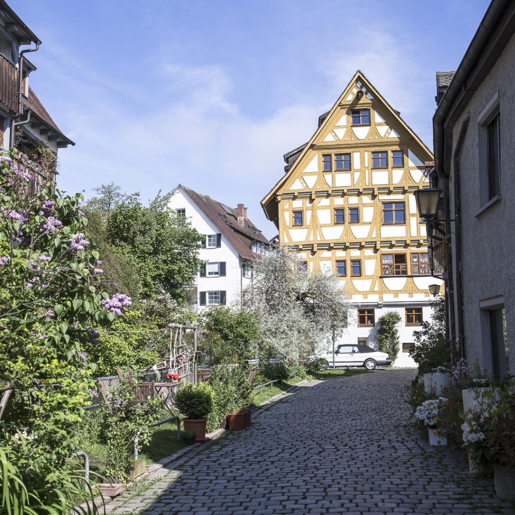 Rue fleurie de Ulm - Allemagne