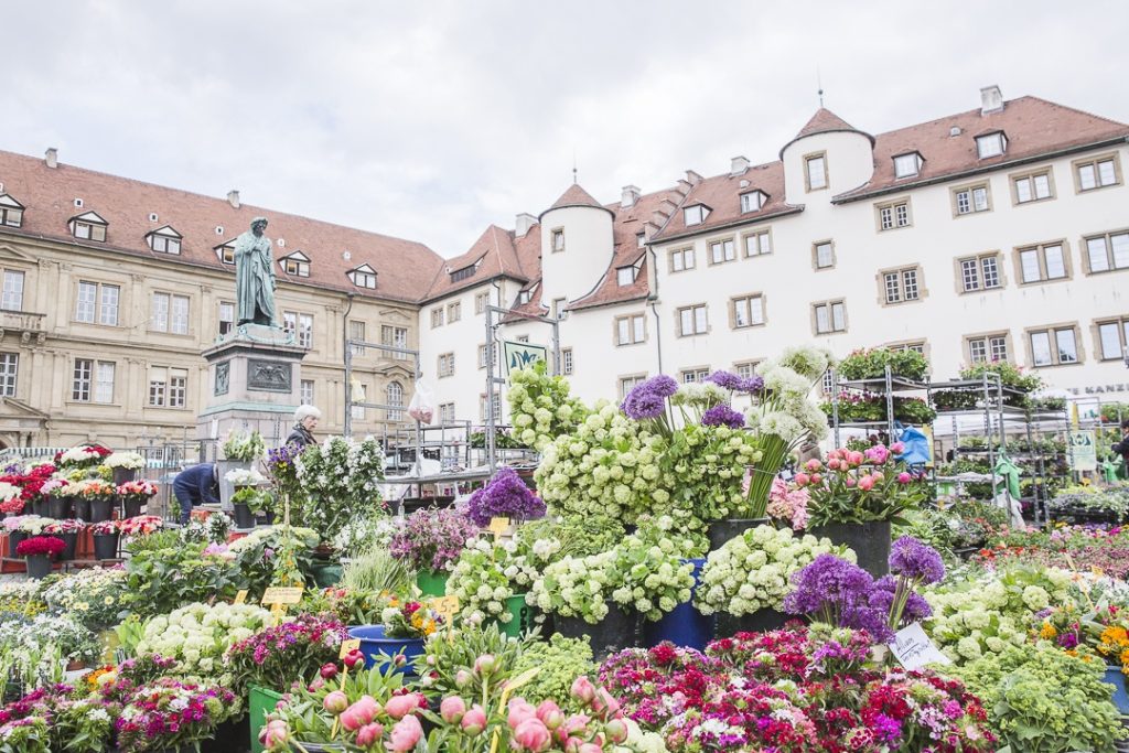 une journee a stuttgart - Marche aux fleurs