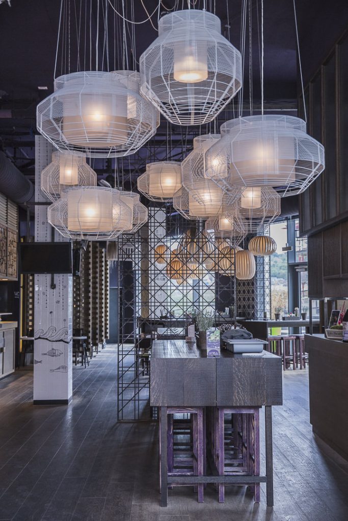 l'intérieur du Giun Yuu restaurant asiatique de Stuttgart
