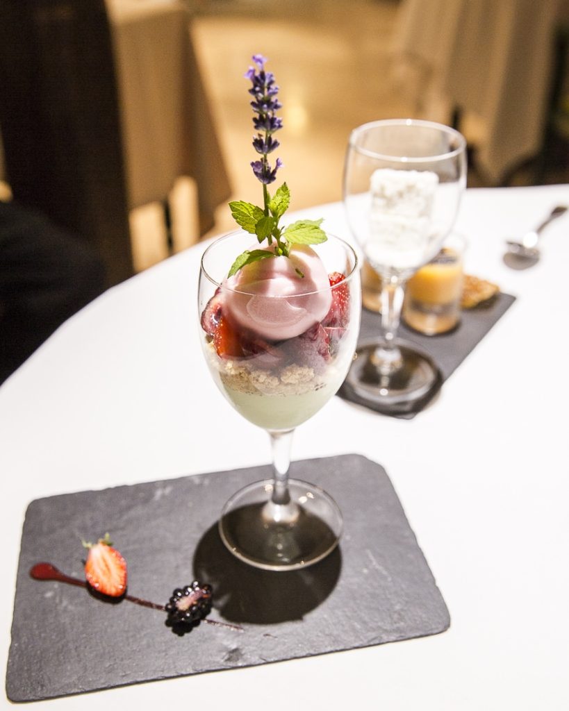 Dessert restaurant gastronomique Au vieux pressoir dans l'Aube