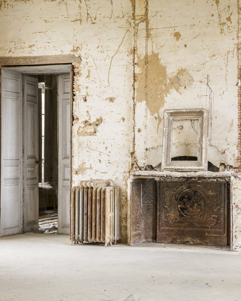 Salle de séjour chateau de Vaux - Champagne