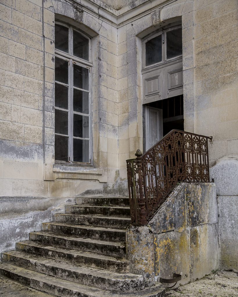 Perron du chateau de Vaux