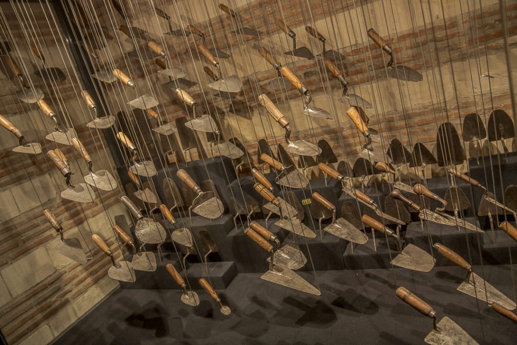 les truelles du musées des outils à Troyes en Champagne