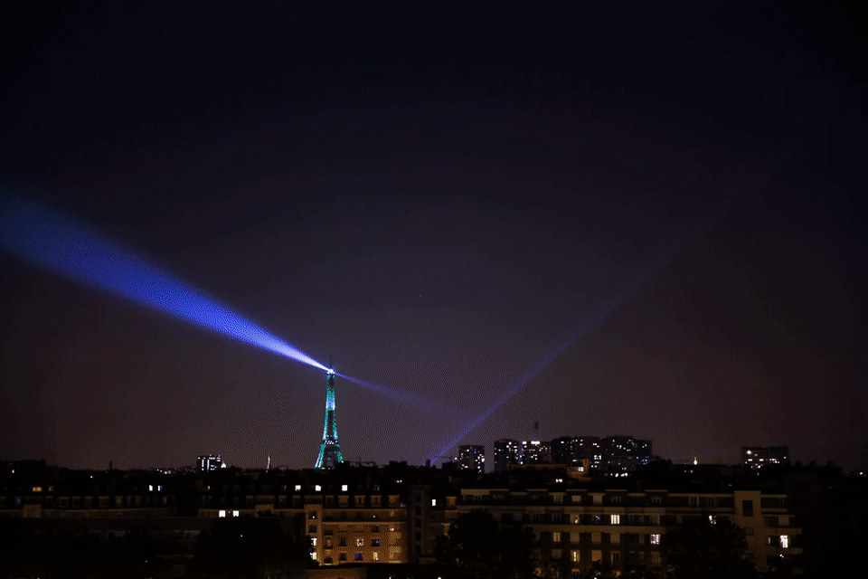 Tour Eiffel coupe d'europe 2016