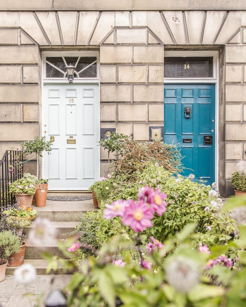 Les jolies portes colorées de Stockbridge - Edimbourg Ecosse