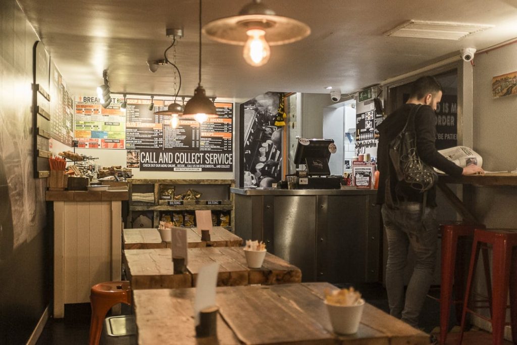 The caffeine dip, café sud africain à Edimbourg