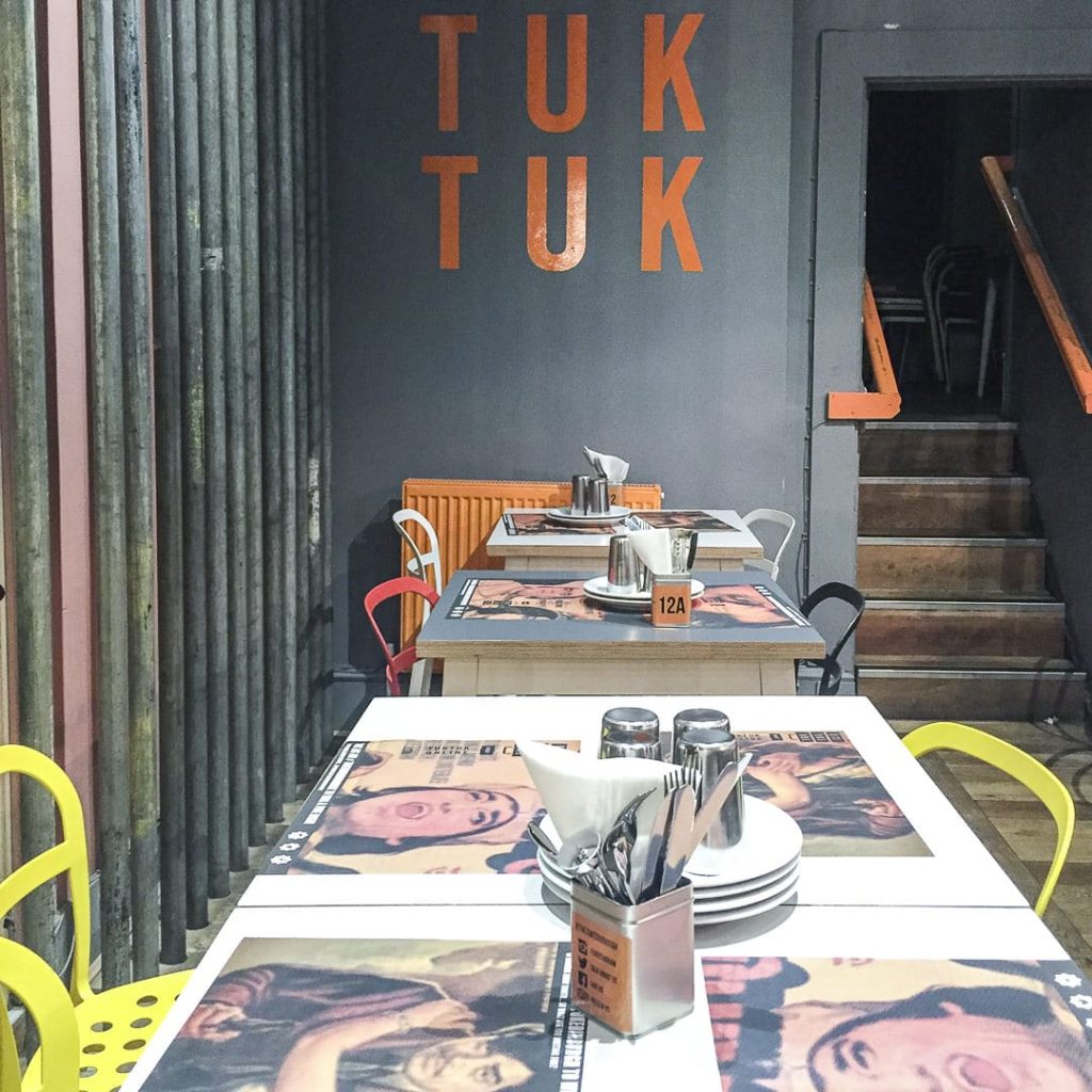 Tuk tuk indian street food - Edimbourg Ecosse