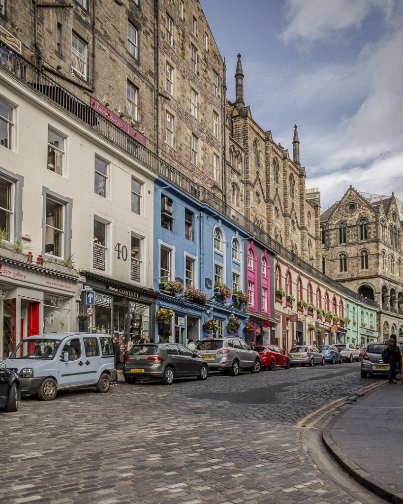 Victoria Street à Edimbourg en Ecosse