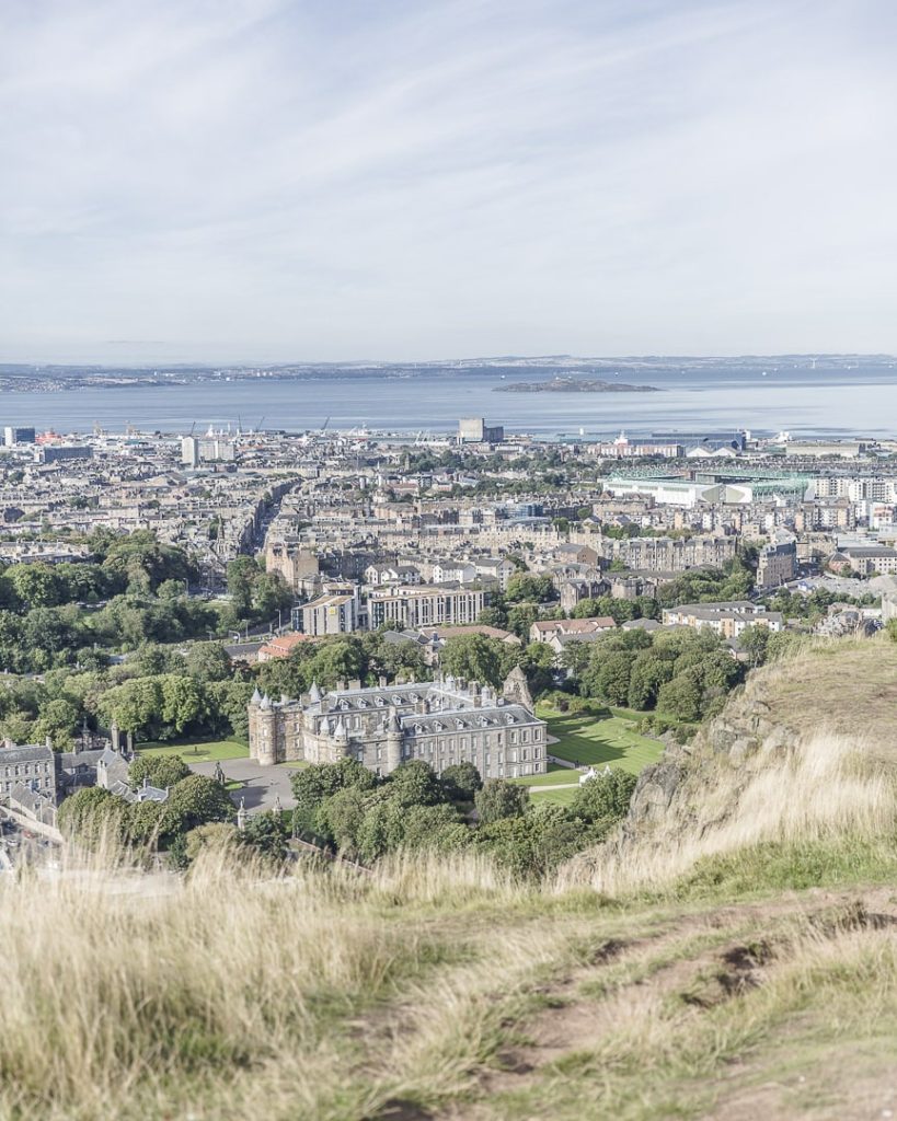 La résidence de la reine d'Angleterre à Edimbourg, Ecosse
