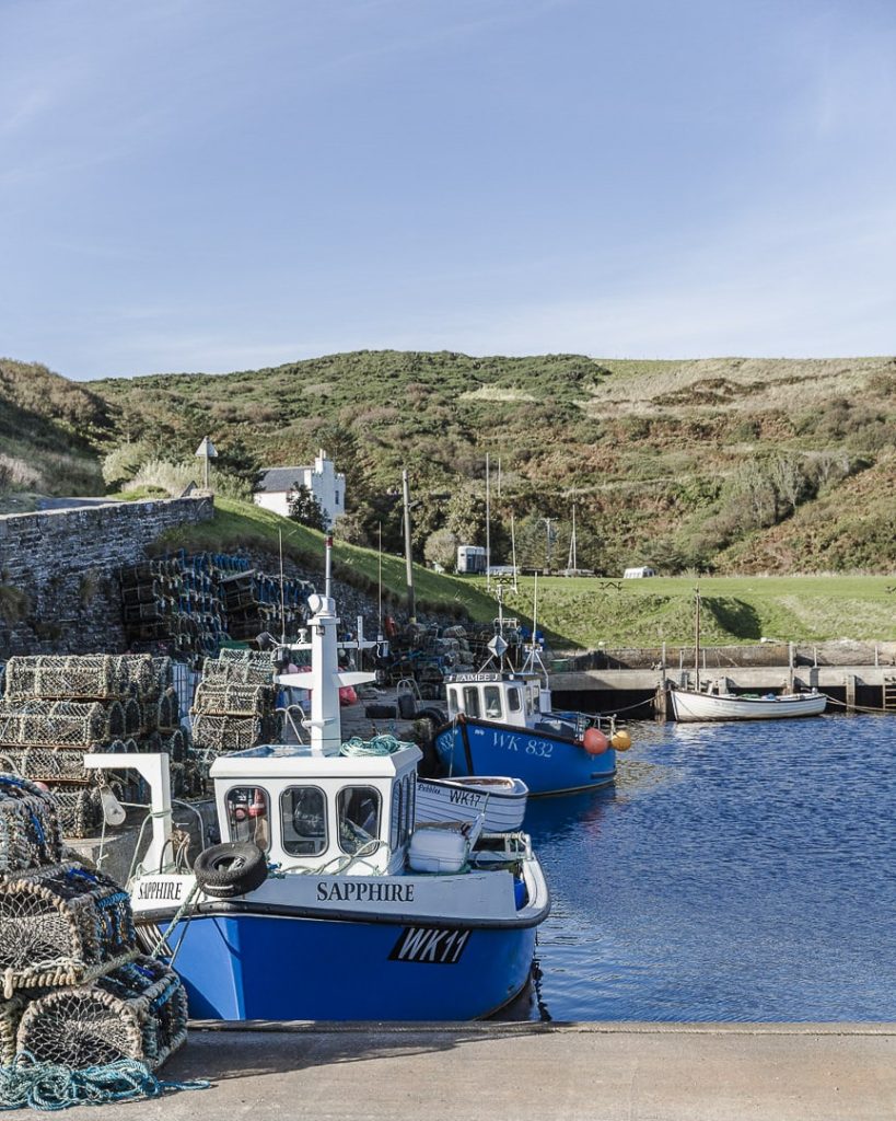 Lybster, port de pêche dans les highlands en Ecosse