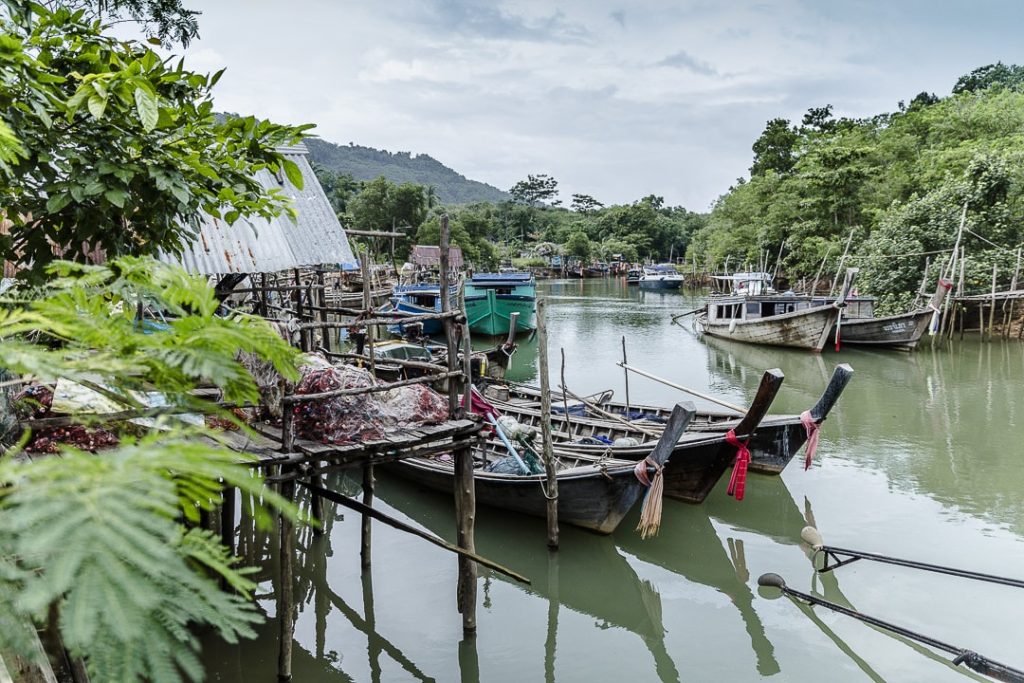 Port de pêche sur Koh Yao Noi - Baie de Phang Nga, Thailande