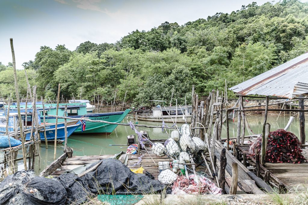 Port de pêche Koh Yao Noi - Baie Phang Nga, Thailande