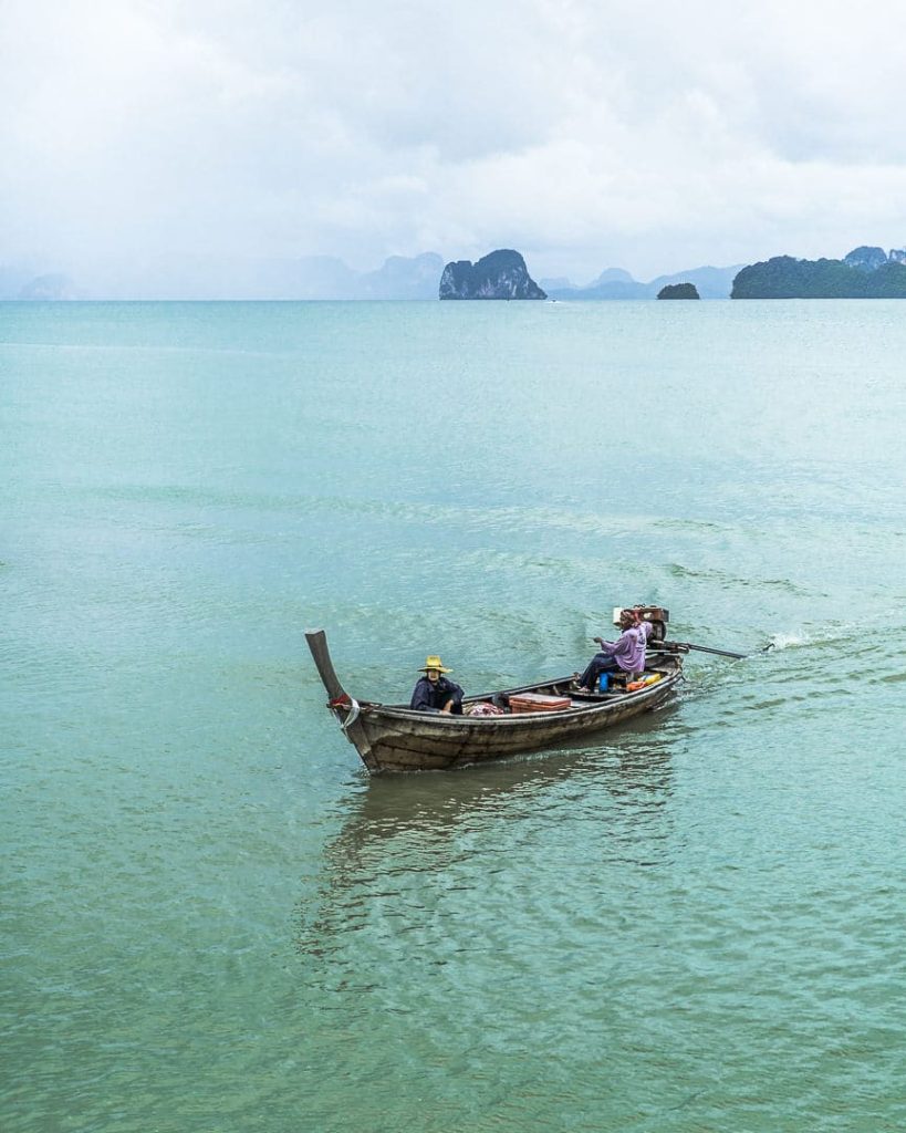 Retour de pêche sur Koh Yao Noi - Baie de Phang Nga, Thaïlande