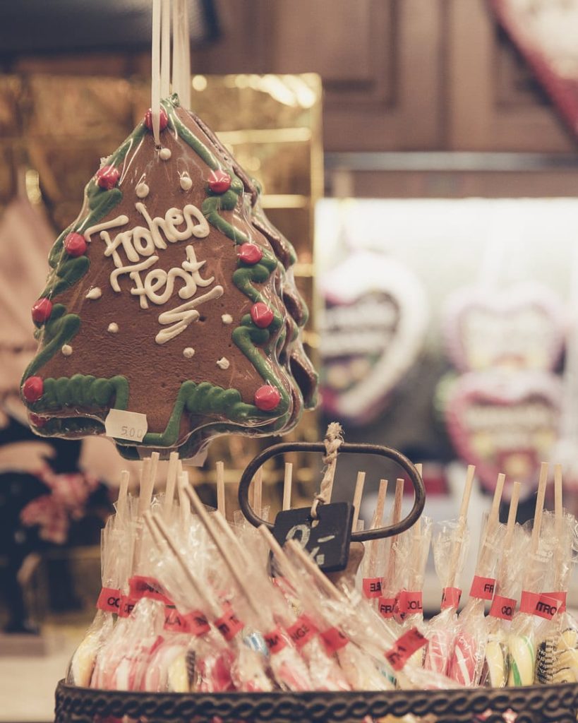 Pains d'épice et sucettes sur les marchés de Noël en Allemagne