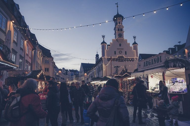 Marché de Noël à Kempten - bavière, Allemagne