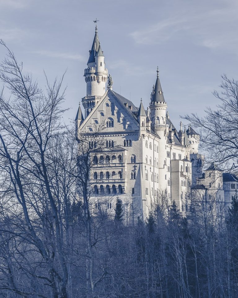 Chateau de Neuschwanstein sur la route romantique allemande en bavière