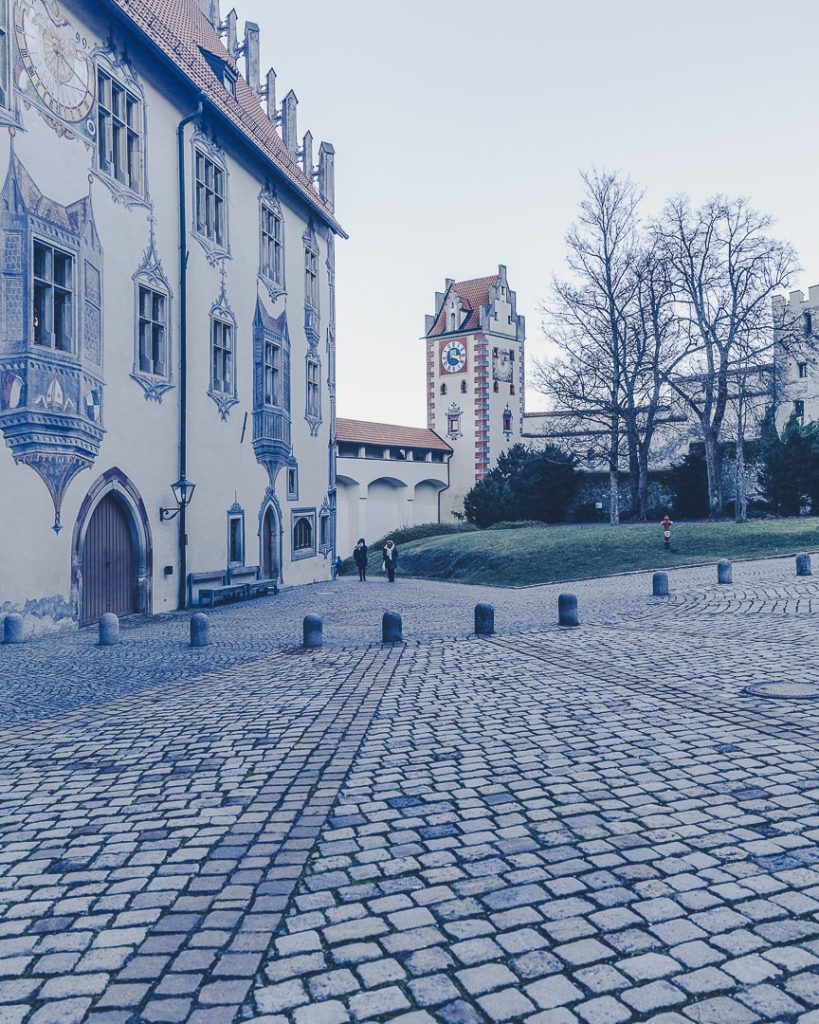 Cour du chateau de Füssen, Bavière - Allemagne