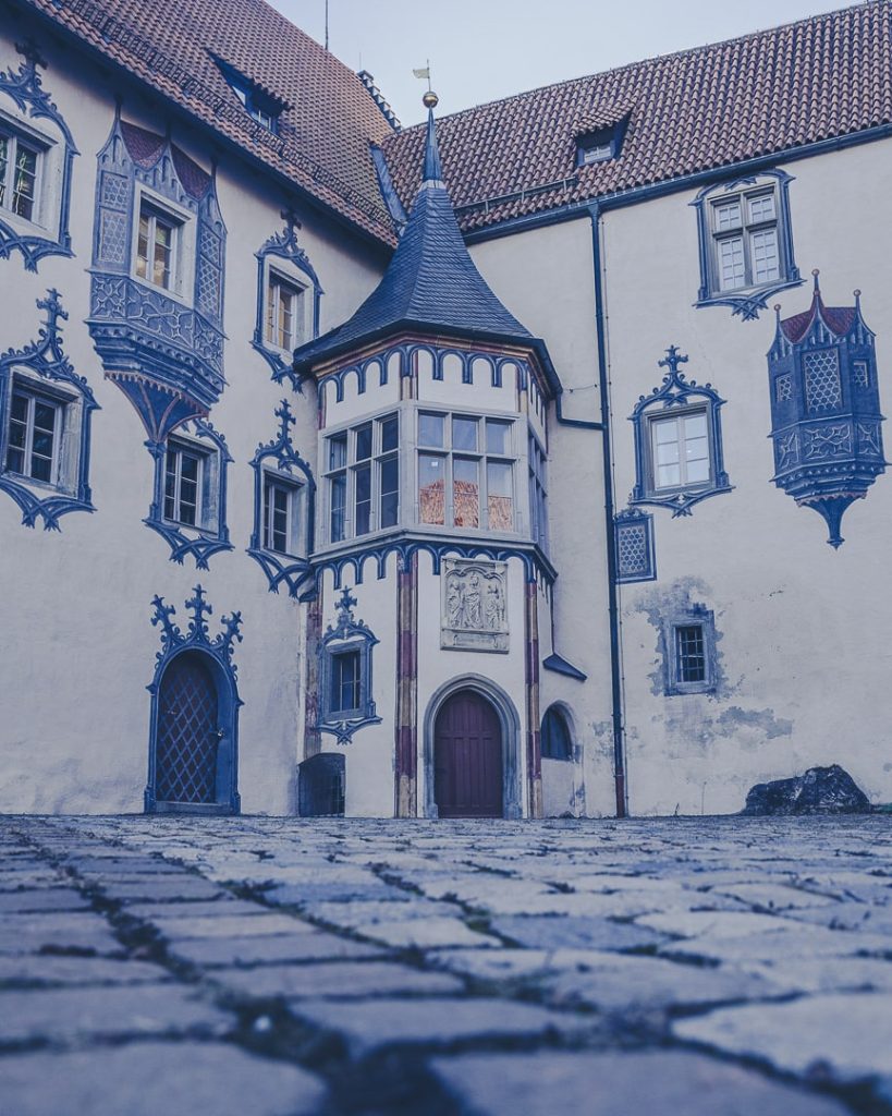 Cour du chateau de Füssen - Bavière, Allemagne
