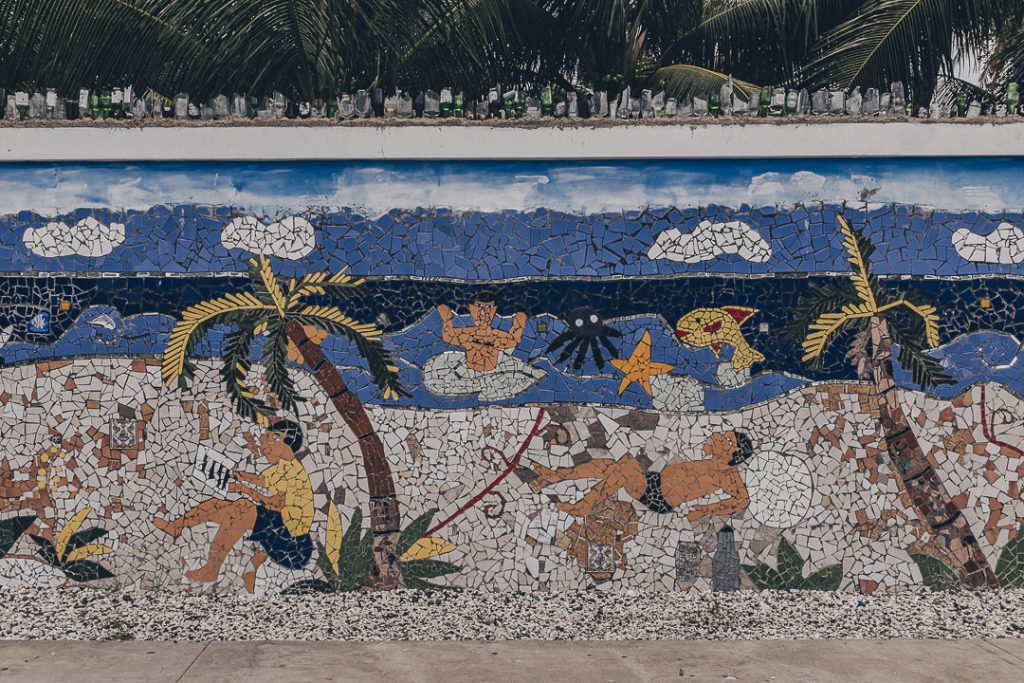 Mosaïque de Lakou NEw York à Jacmel - Haïti