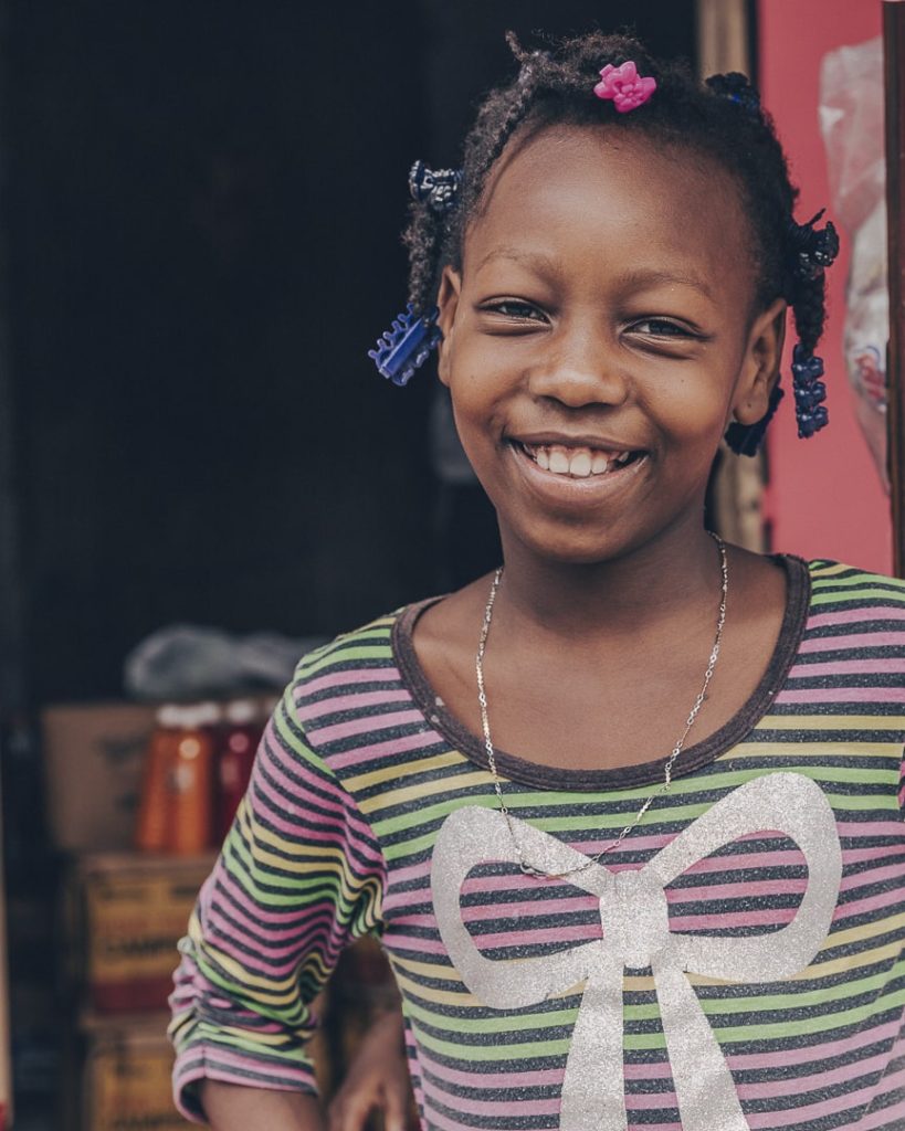 Portrait d'enfant Haïti